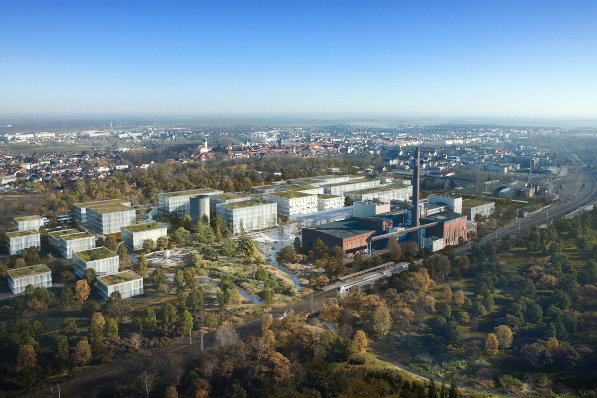 Entwurf des Delitzscher CTC-Campus