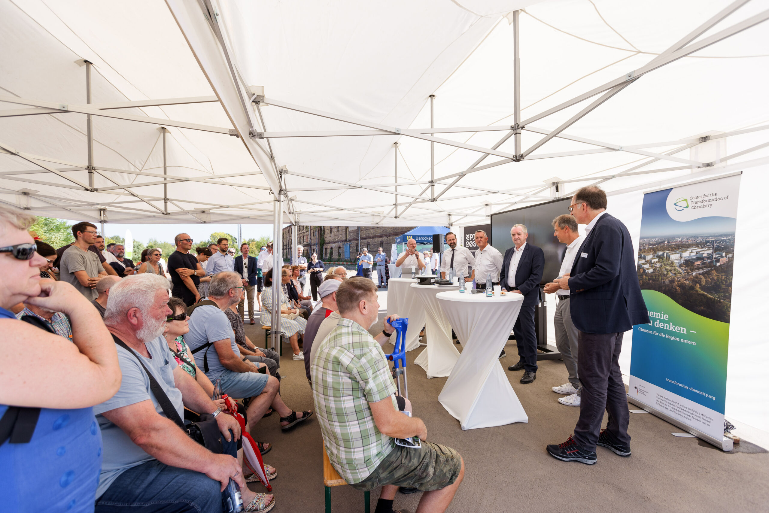 Podiumsdiskussion mit Sebastian Gemkow, Thomas Schmidt, Dr. Manfred Wilde, Kai Emanuel und Prof. Peter Seeberger im Rahmen der Bürgerveranstaltung Podiumsdiskussion im Rahmen der Bürgerveranstaltung