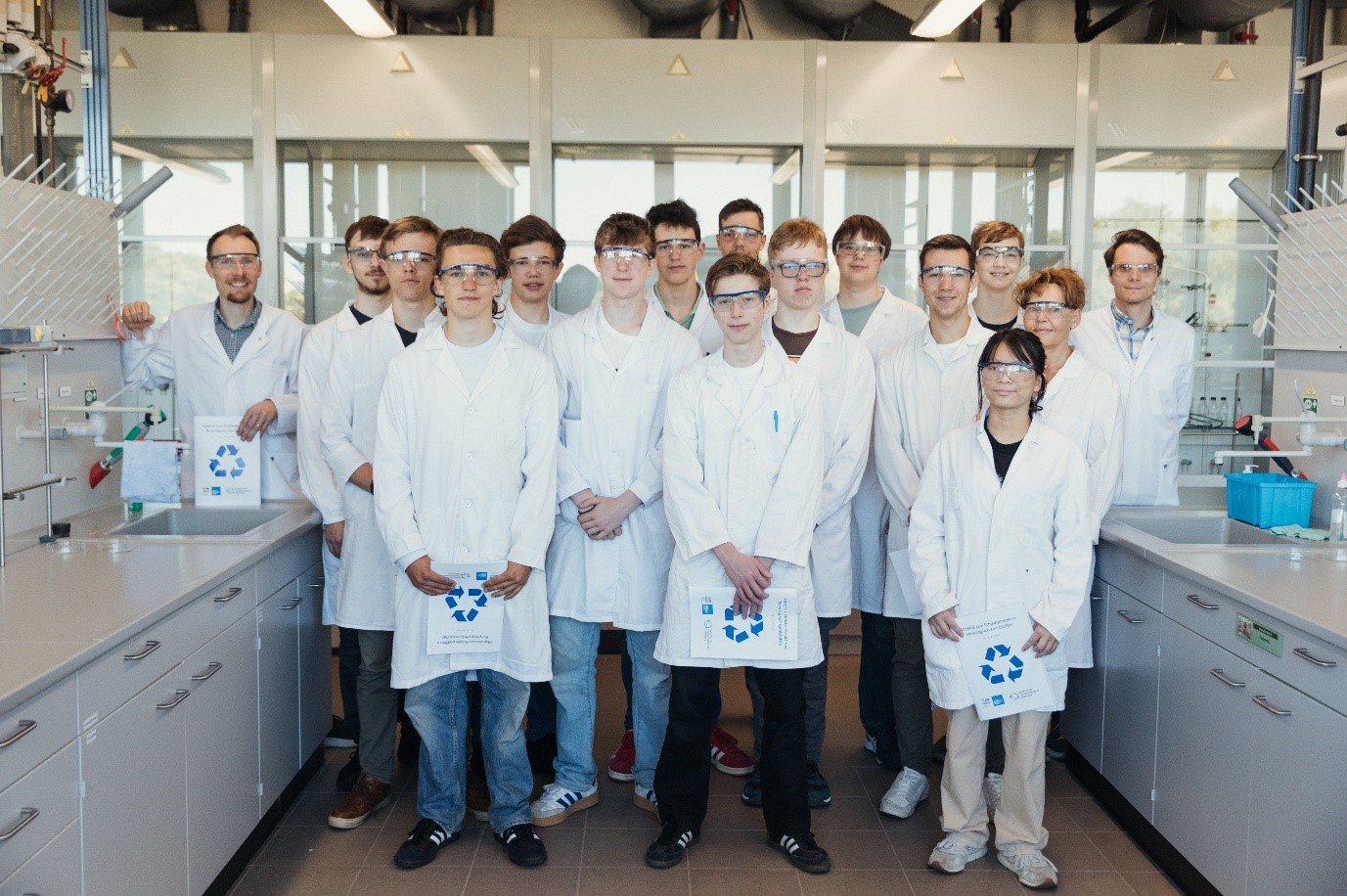 Gruppenfoto CTC-Schülerlabor